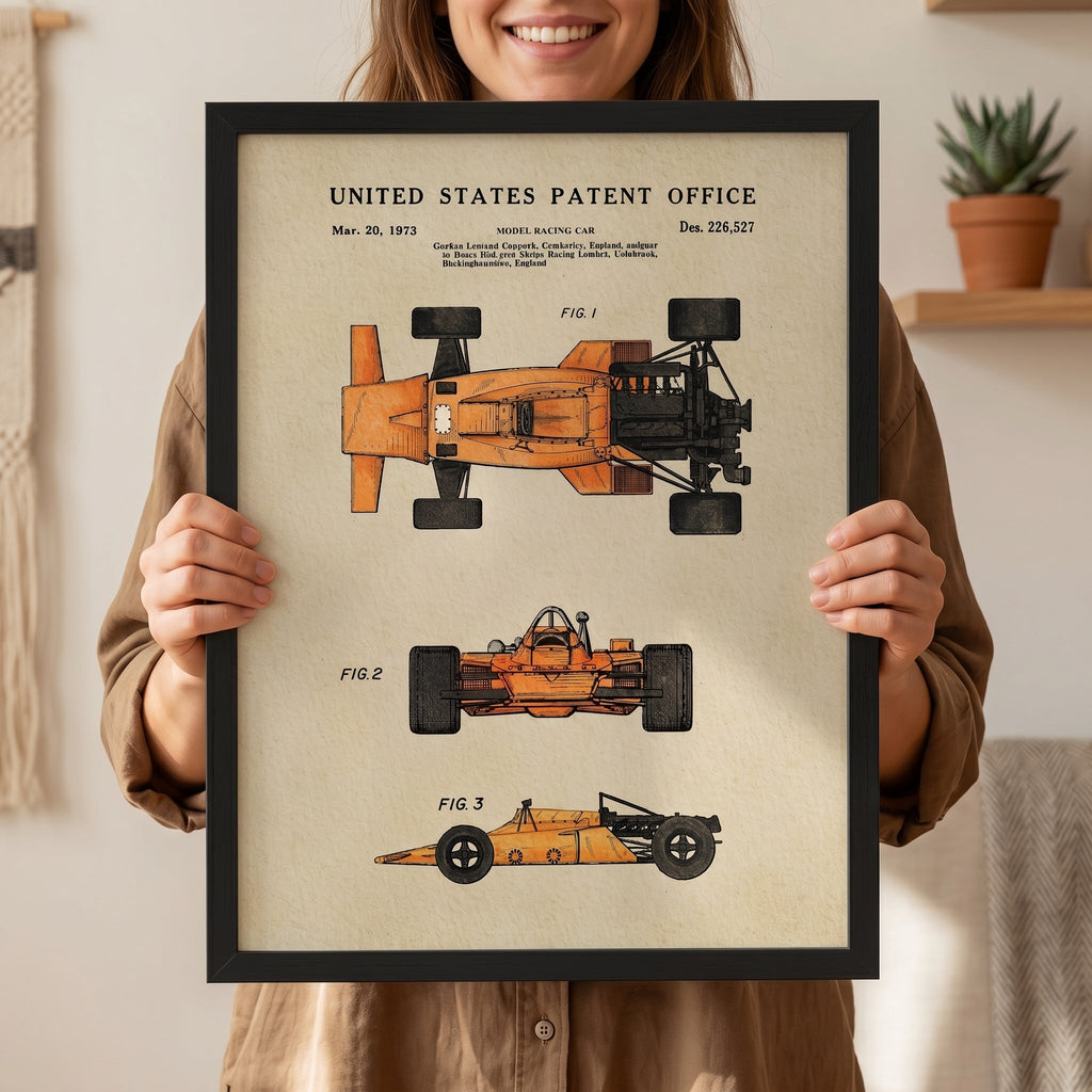 Orange Race Car (1973)