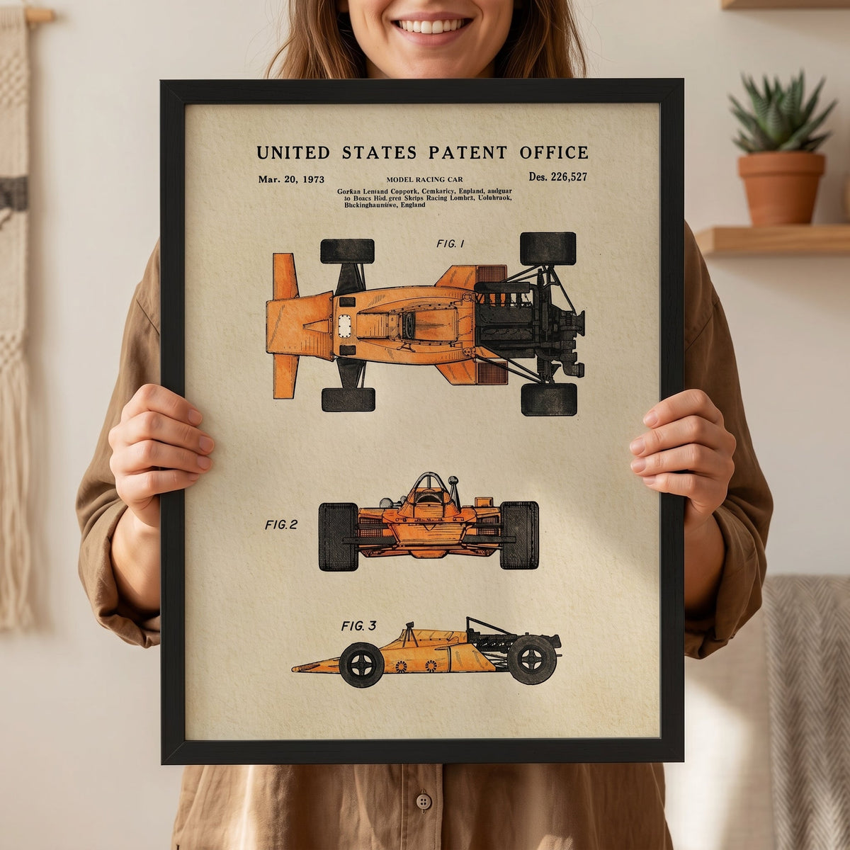Orange Race Car (1973)