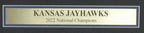 Lawrence Journal-World Newspaper Kansas Jayhawks 2022 NCAA Champs Framed