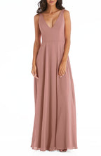 After Six Chiffon Gown in Desert Rose , Size 10