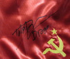 Dolph Lundgren Autographed/Inscribed Boxing Trunks "Balboa vs Drago" JSA 184772