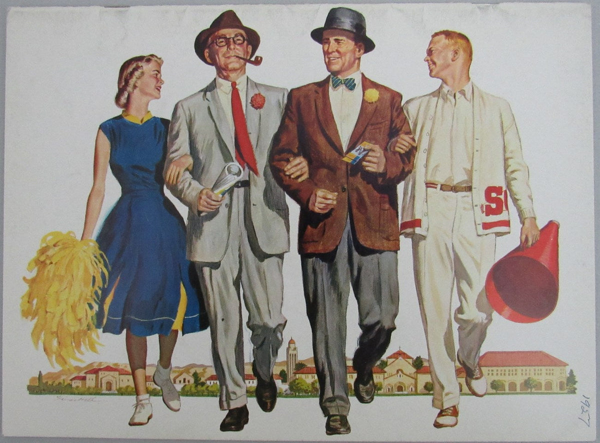 1957 California vs. Stanford College Football Game Souvenir Program 163163
