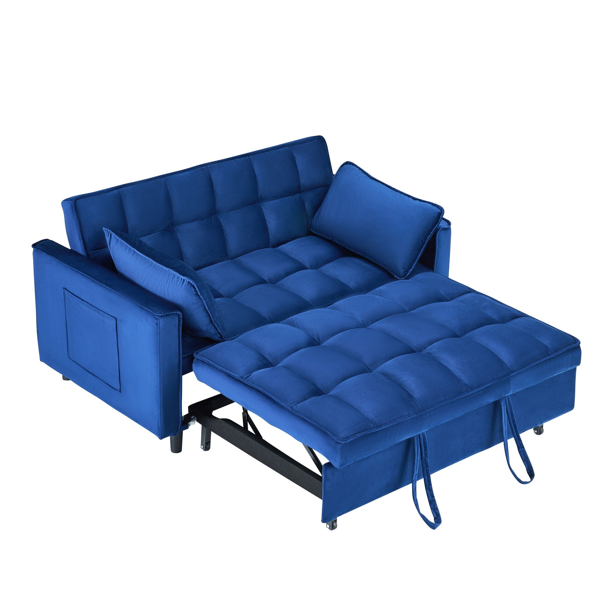 Sofa Bed With Pockets, 3 In 1 Convertible