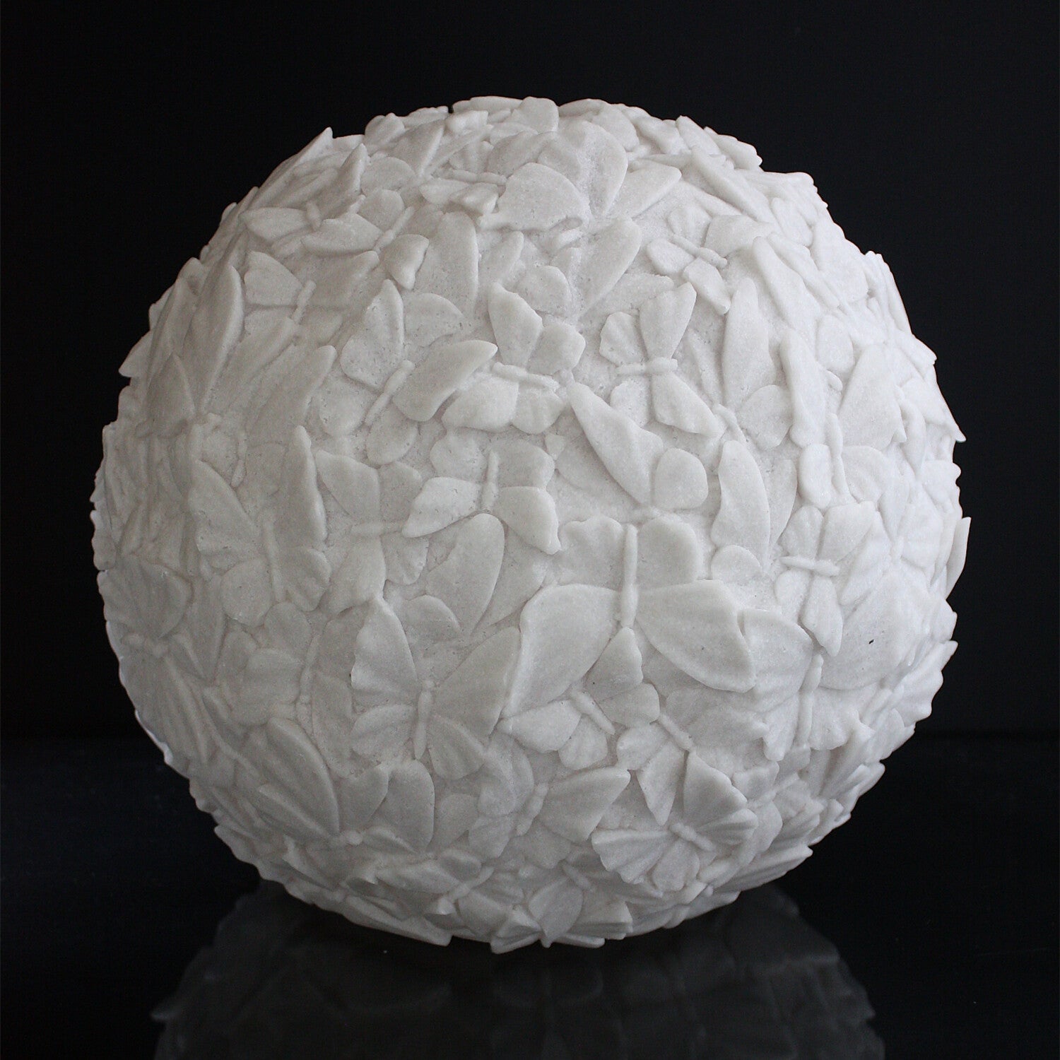 Cast Resin Butterfly Sphere Lamp // Large