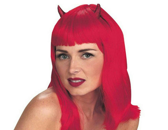 Devilicious Red Devil Wig with Horns