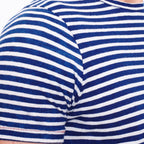 Indigo Dye Marine T-Shirt + Contrast Pirate Patch // Indigo Blue
