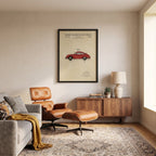 Red Vintage Sports Car (1962)