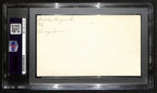 Bronko Nagurski HOF Signed/Auto 3x5 Index Card Chicago Bears PSA/DNA 187443