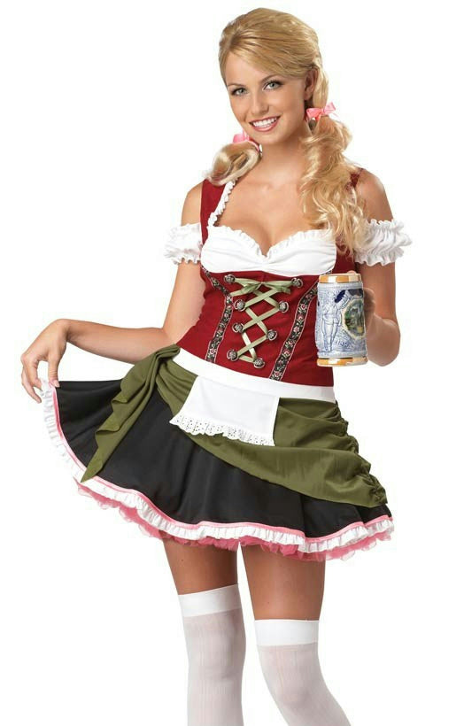 Bavarian Bar Maid Adult Costume Size Large 10-12