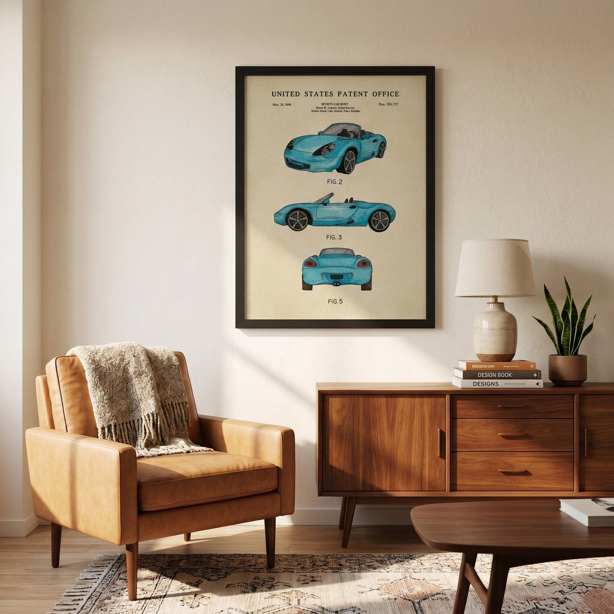 Blue Sports Car (1995)