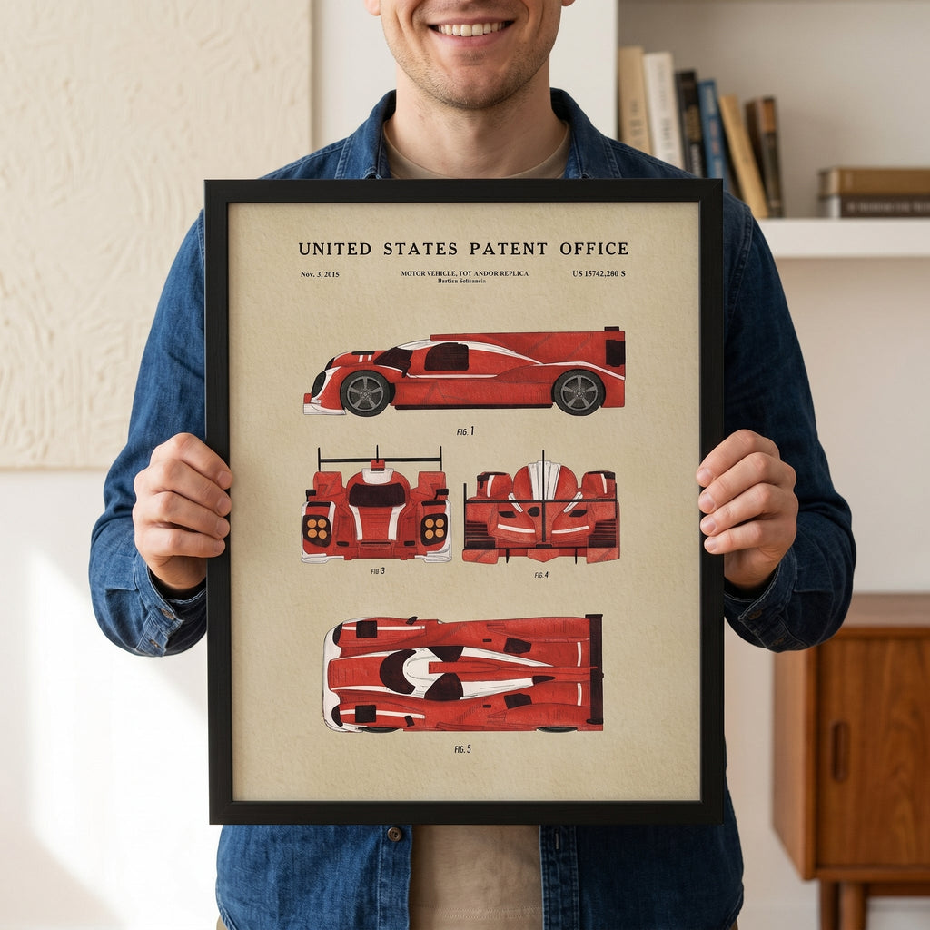 Red Prototype Race Car (2015)