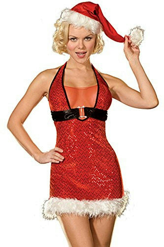 Dreamgirl Merry Mischief Miss Santa Christmas Adult Costume Size Small