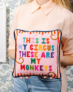 My Circus Needlepoint Pillow