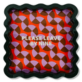 Leave by Nine Large Lacquer Tray