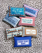 Straight Needlepoint Pillow