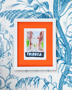 Tribeca NYC Matchbook Art Print