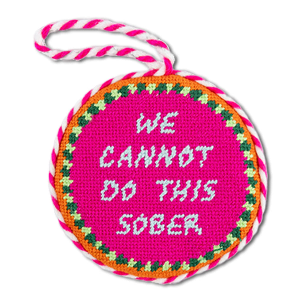 Needlepoint Ornament - Sober