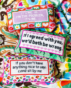 Come Sit By Me Needlepoint Pillow