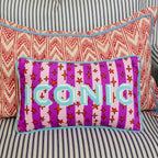 Iconic Needlepoint Pillow