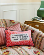 Pants Needlepoint Pillow