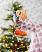 Needlepoint Icon Ornament - Yoga Mat