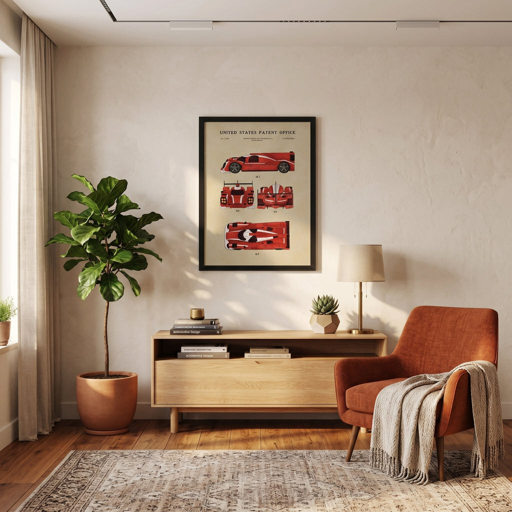 Red Prototype Race Car (2015)