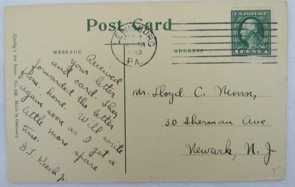1913 Bucknell Athletic Field, Lewisburg, PA Postcard 136365