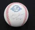 Johnny James Signed/Auto Yankees 100th OML Baseball JSA Inscr  186884