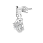 Cubic Zirconia Earrings Sterling Silver