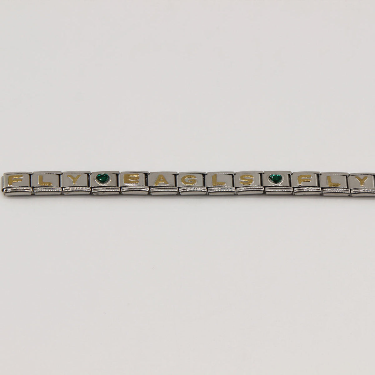 GO BIRDS  Italian Charm Bracelet -Game Day & Special Gift for Eagles Fans