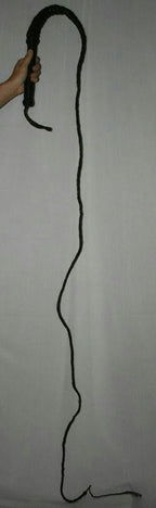 8' Bull Whip Real Leather Accessory Prop Dominatrix Deluxe