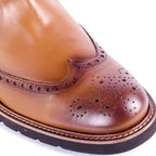 Velsi Leather Chelsea Boot // Cognac