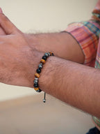 Triple Protection Beaded Bracelet - Mykonos