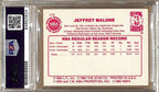 1985-86 Star Company #112 Jeff Malone Bullets Signed/Auto Card PSA/DNA 178983