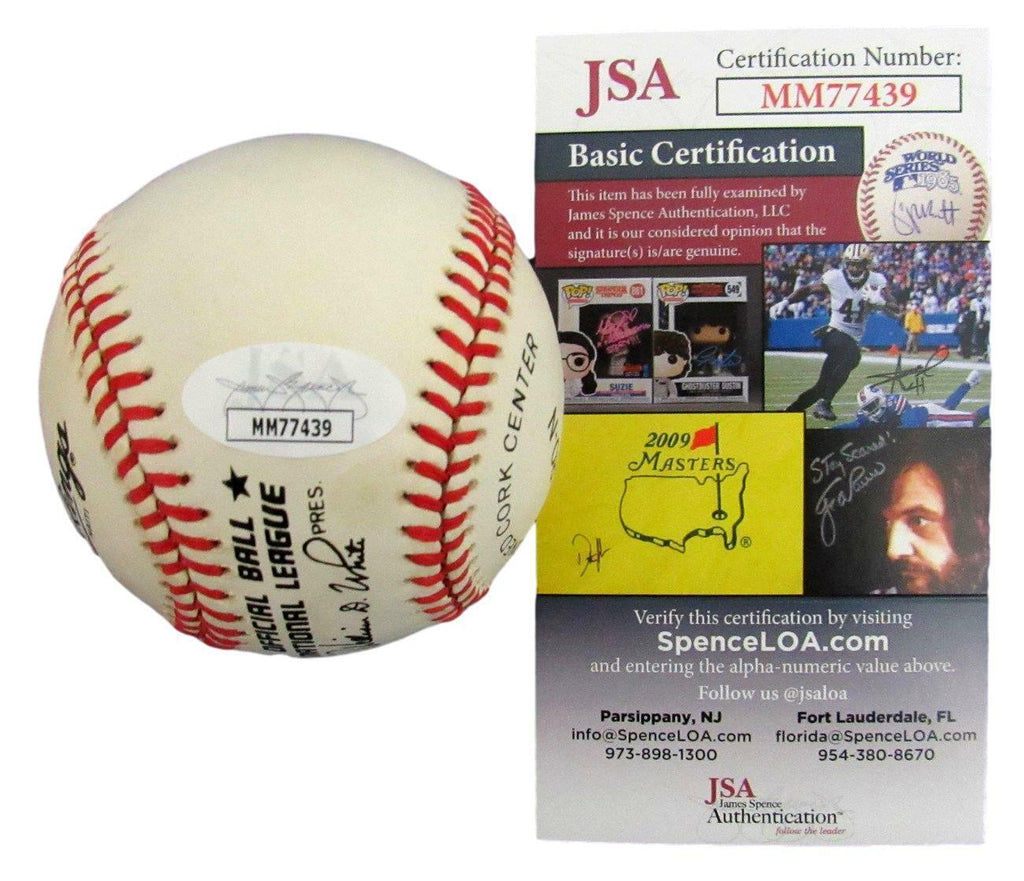 Delino DeShields Expos Signed/Autographed Rawlings ONL Baseball JSA 158282
