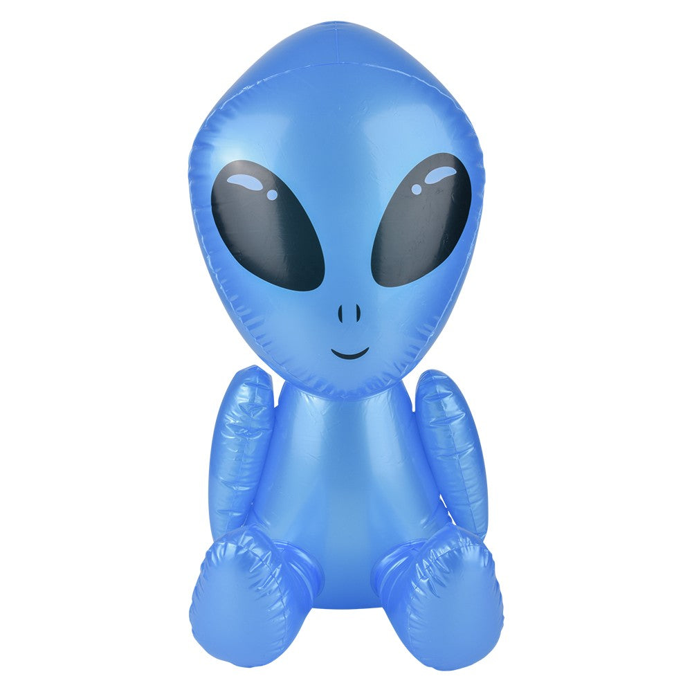 4 TOTAL 🛸 18" Assorted Colors Galactic Alien Inflatable Party Pool Blow Ups 👽