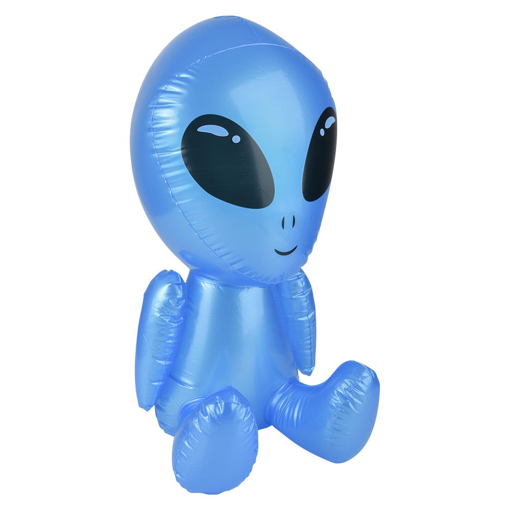 4 TOTAL 🛸 18" Assorted Colors Galactic Alien Inflatable Party Pool Blow Ups 👽