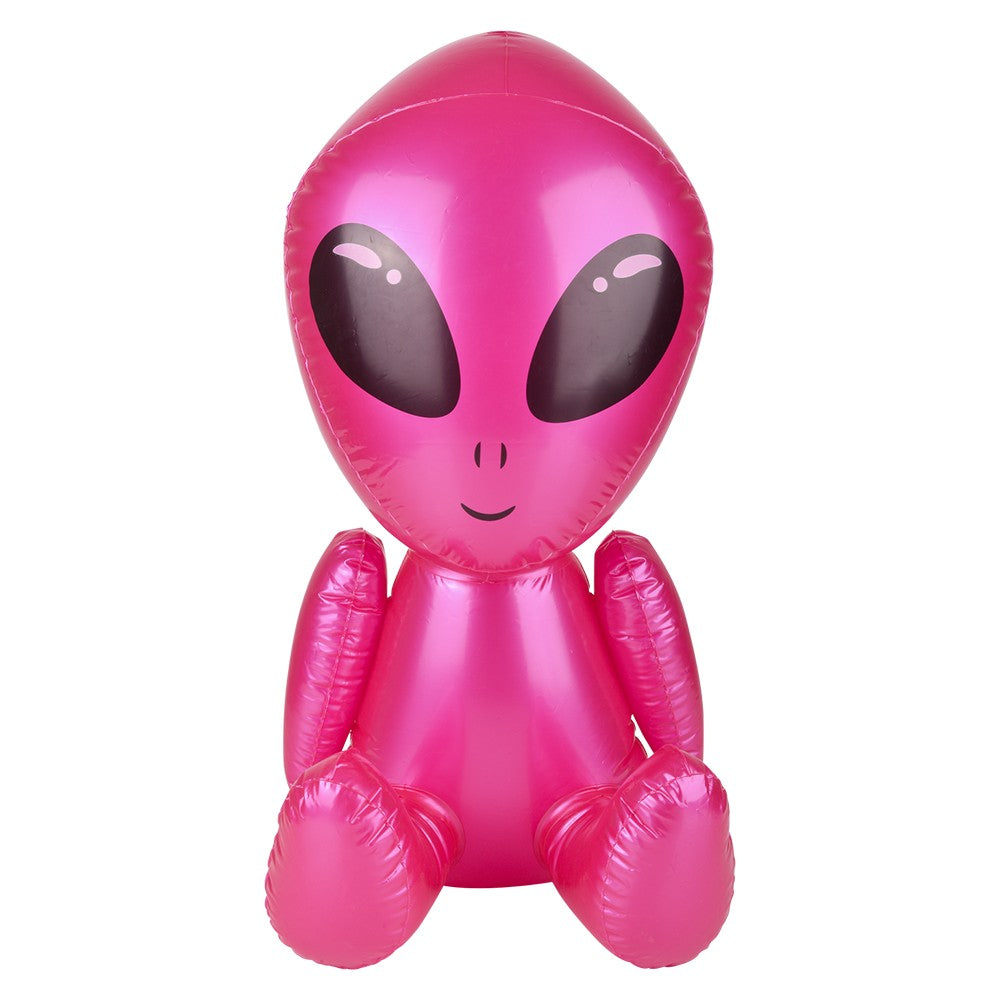 4 TOTAL 🛸 24" Assorted Colors Galactic Alien Inflatable Party Pool Blow Ups 👽