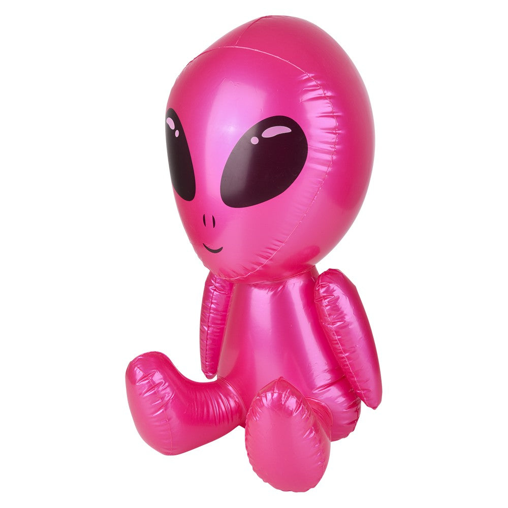 4 TOTAL 🛸 18" Assorted Colors Galactic Alien Inflatable Party Pool Blow Ups 👽
