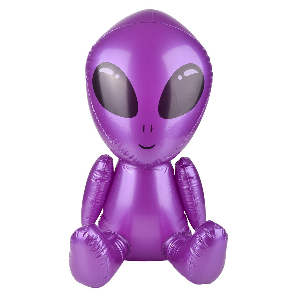 4 TOTAL 🛸 24" Assorted Colors Galactic Alien Inflatable Party Pool Blow Ups 👽