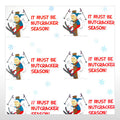Funny Holiday Season Wrapping paper to the BALLS - NUTCRACKER