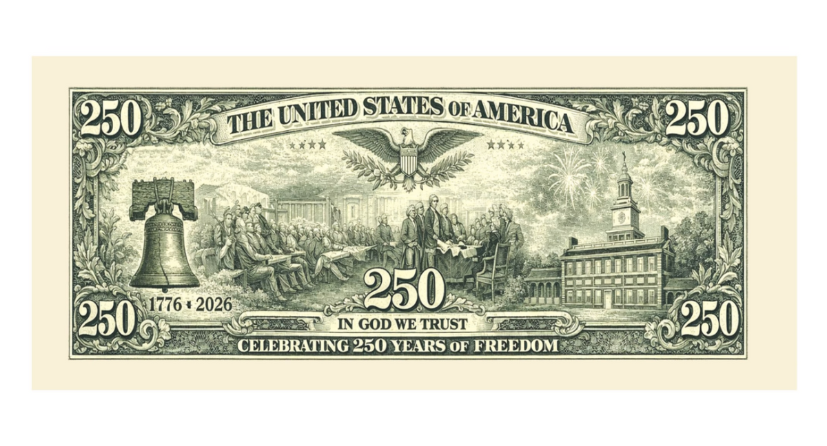 10 Donald Trump U.S. 250th Anniversary Commemorative Money Bill Banknote💵