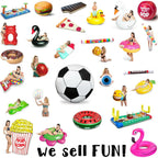🍦 Jumbo Inflatable Ice Cream Cones – 12-Pack (36" Each)