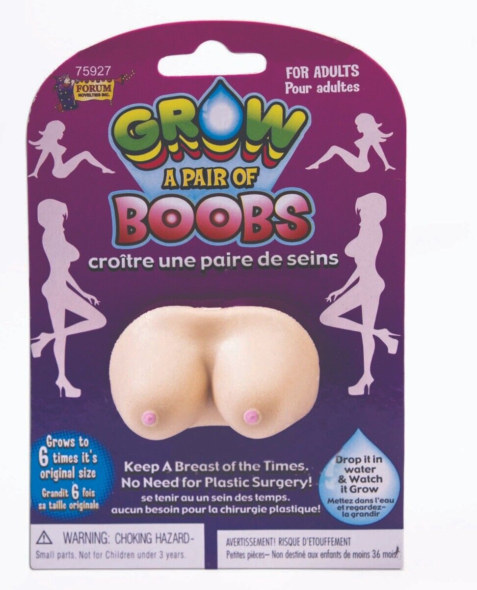 Grow Your Own Boobs – Hilarious Gag Gift That Expands Up to 600%! 🎉🍈🍈