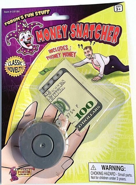 🪙 Money Snatcher – Classic Pull-Back Prank Toy