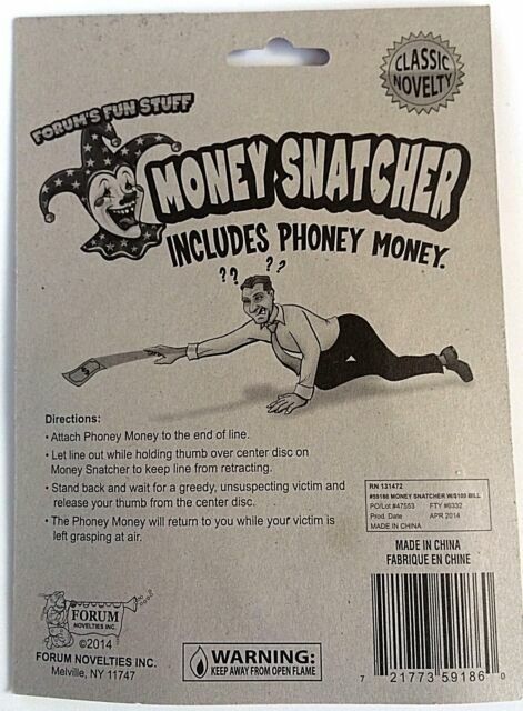 🪙 Money Snatcher – Classic Pull-Back Prank Toy