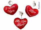 Wholesale Case of 24 Pull String Vibrating Hearts – Retro 80s Vibe Keychains ❤️🧵