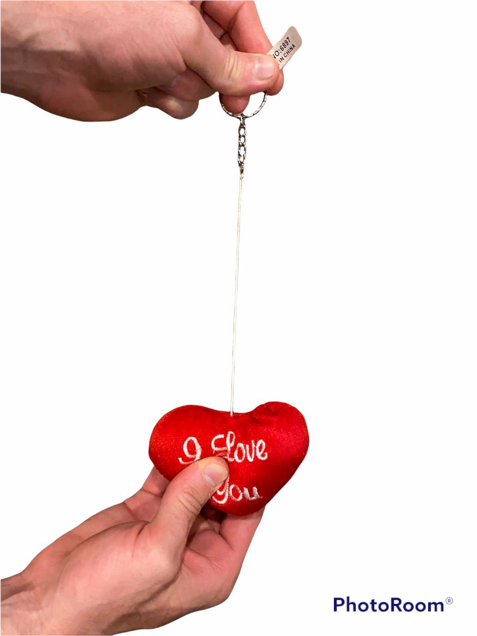 Wholesale Case of 24 Pull String Vibrating Hearts – Retro 80s Vibe Keychains ❤️🧵