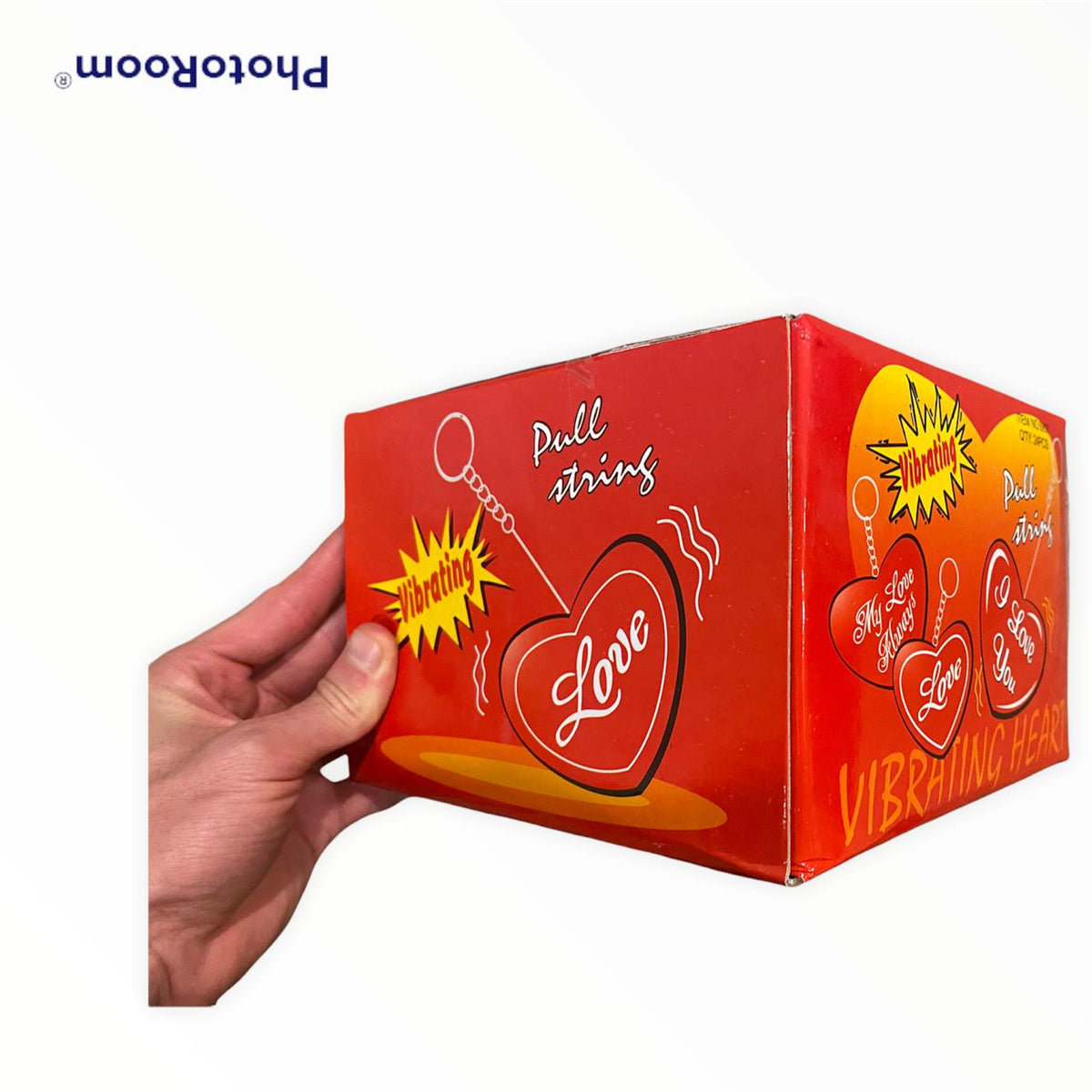 Wholesale Case of 24 Pull String Vibrating Hearts – Retro 80s Vibe Keychains ❤️🧵