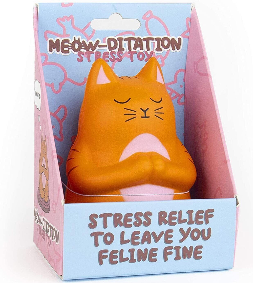 🐱 Meow-ditation Stress Toy – Zen Cat Squeeze Buddy
